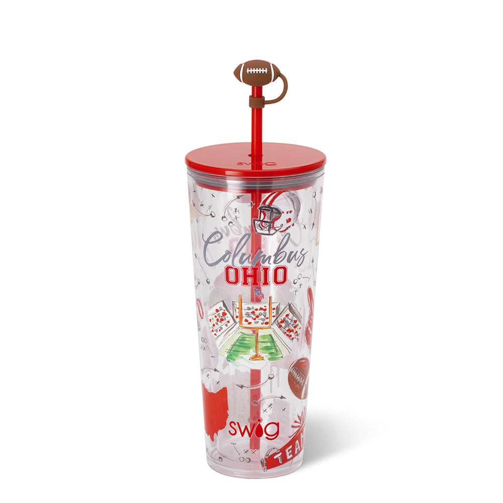 Tailgates in Columbus Plastic Tumbler 24oz