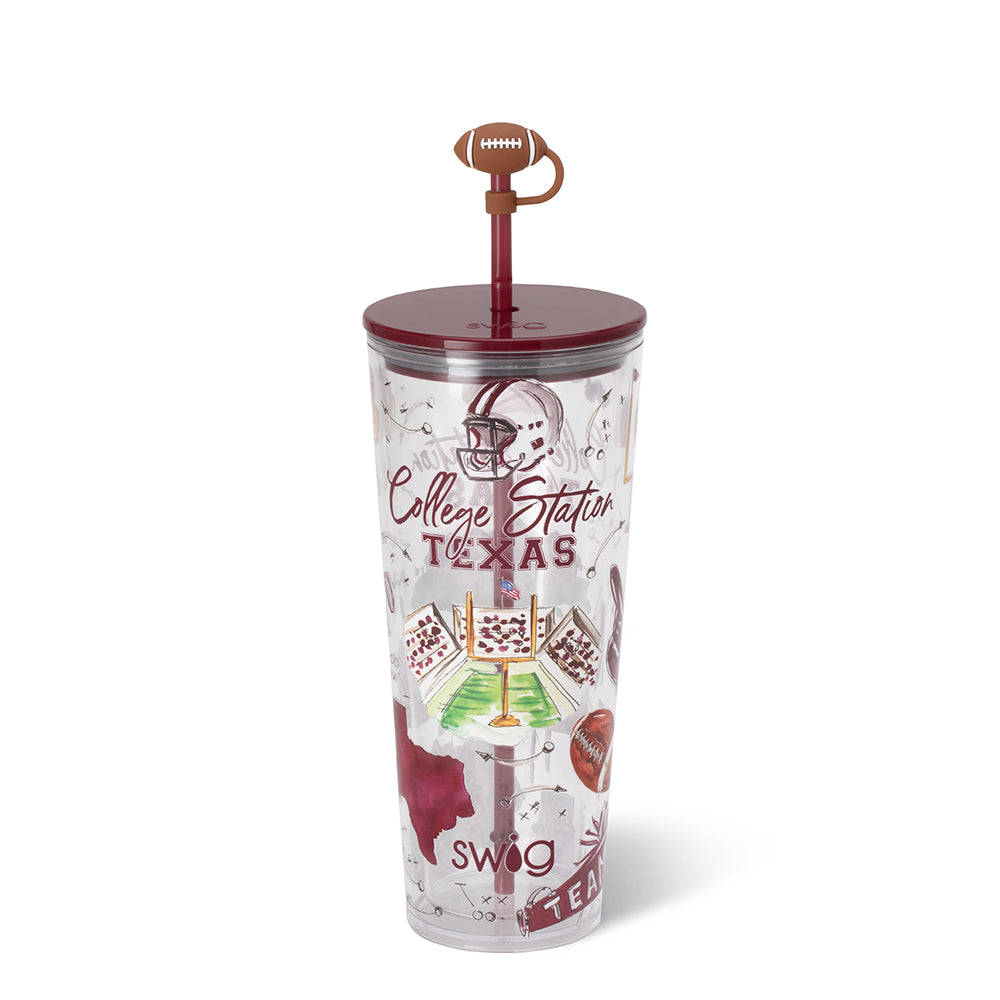 Tailgates in College Station Plastic Tumbler 24oz