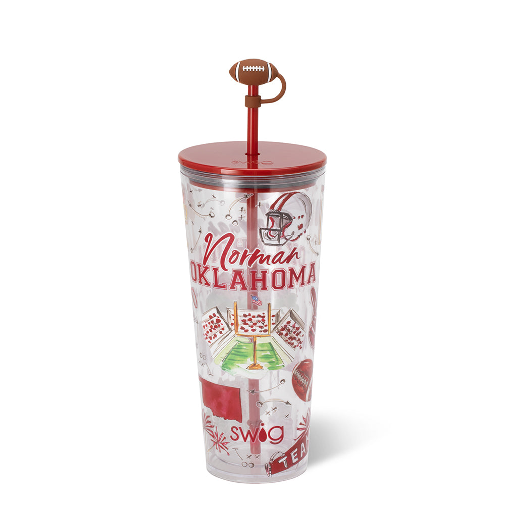Tailgates in Norman Plastic Tumbler 24oz