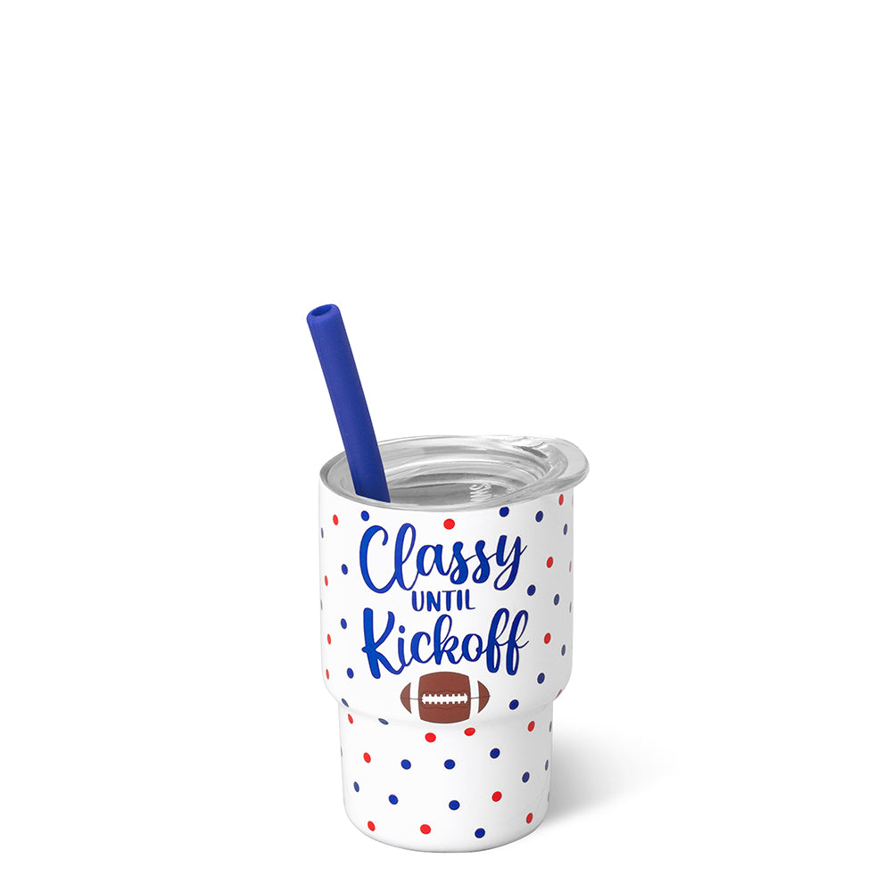 Classy 'Til Kickoff Royal + Red Swig Shot 2oz