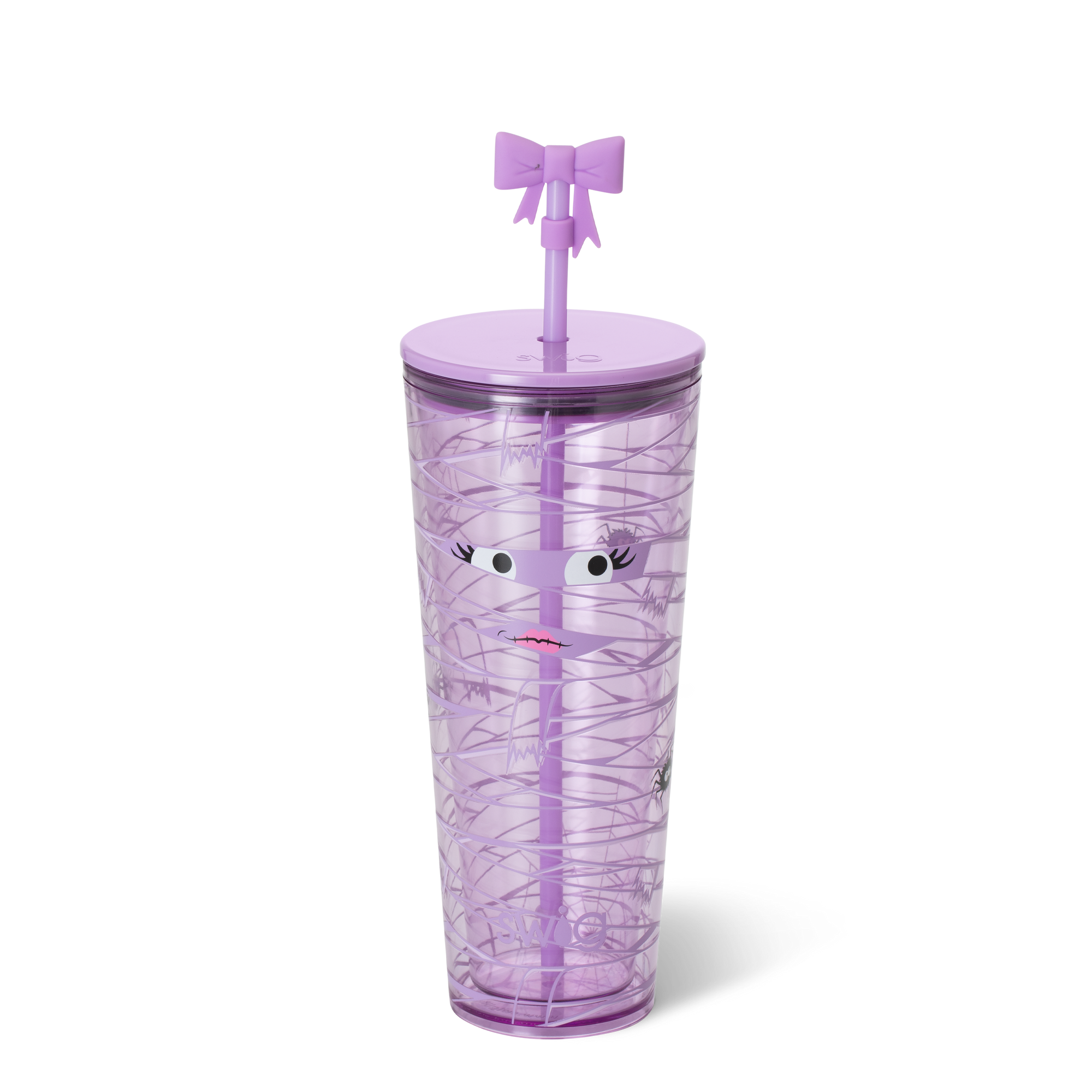 Boo Crew Mummy Plastic Tumbler 24oz