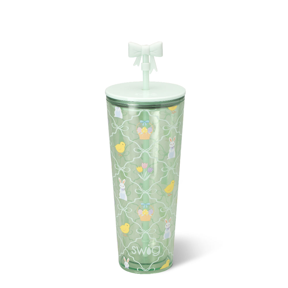 Hoppy Easter Plastic Tumbler 24oz