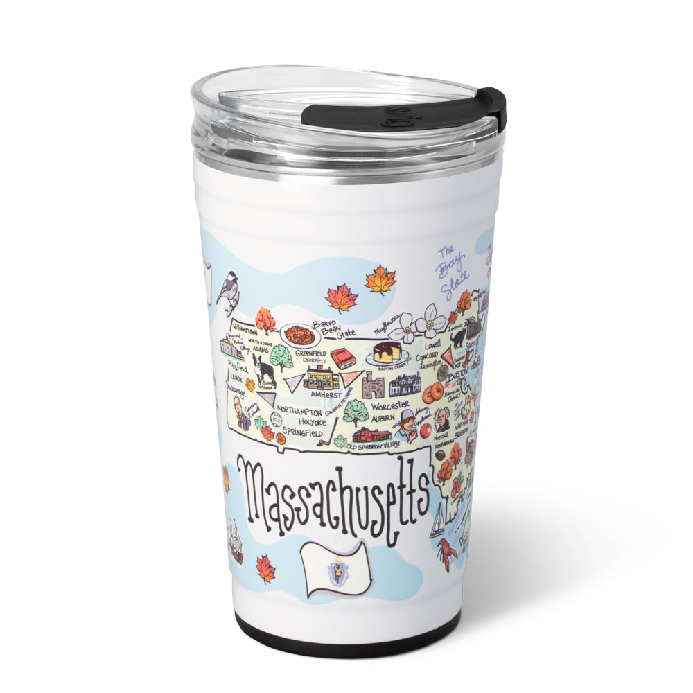 Swig Life 24oz Massachusetts Insulated Party Cup