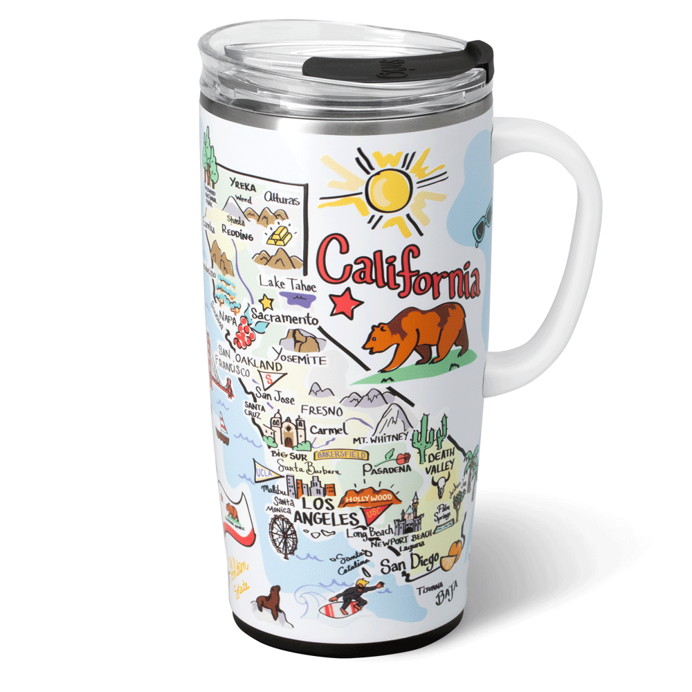 Swig Life 22oz California Insulated Travel Mug Animation