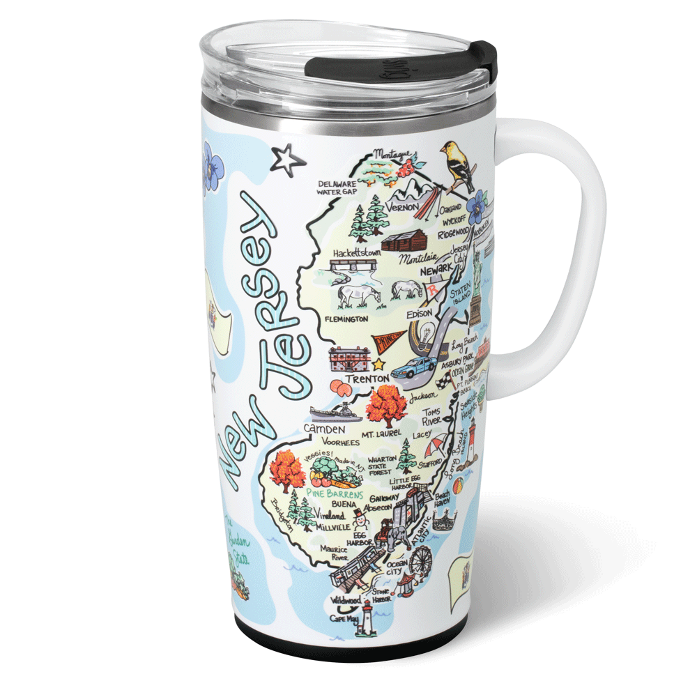 Swig Life 22oz New Jersey Insulated Travel Mug Animation