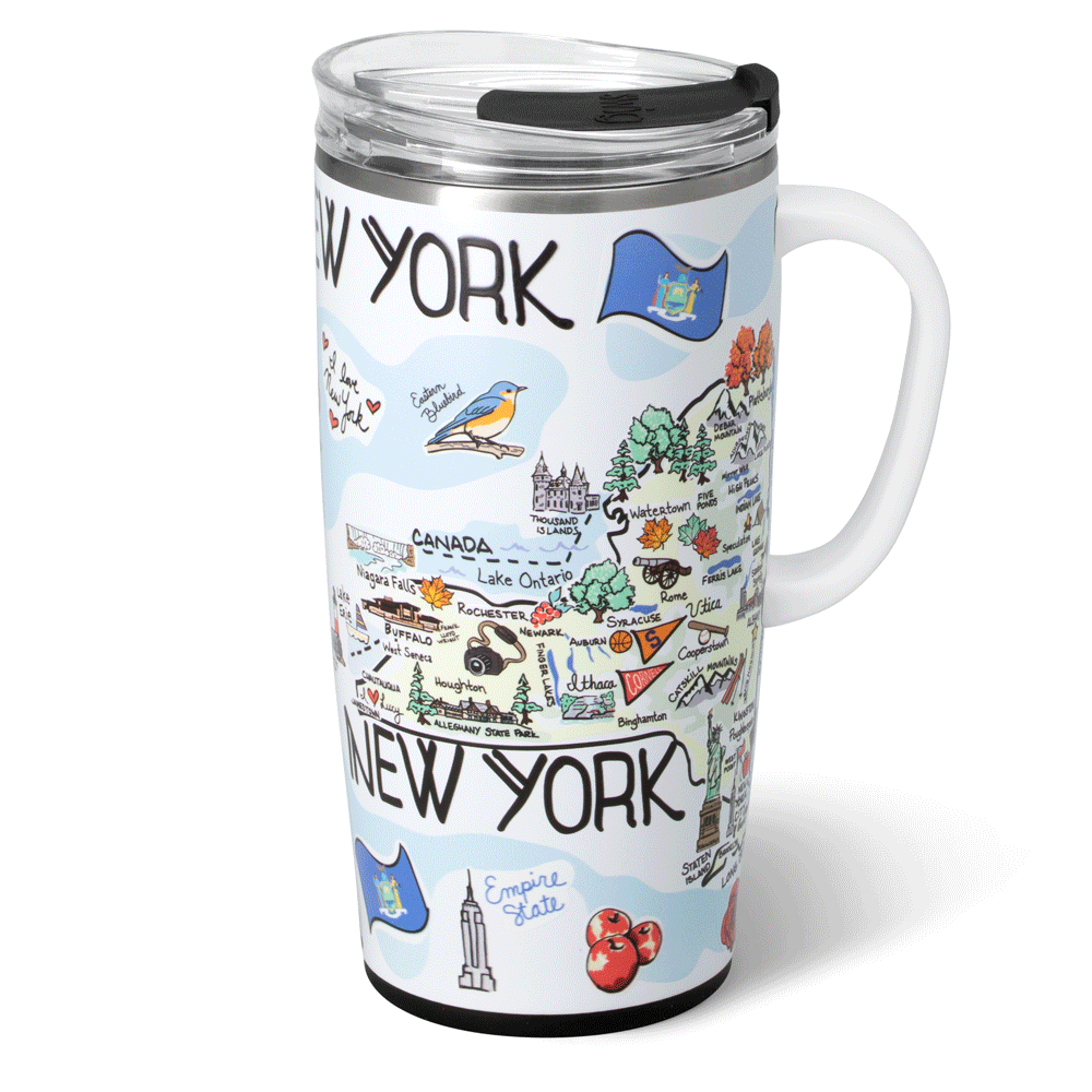 Swig Life 22oz New York Insulated Travel Mug Animation