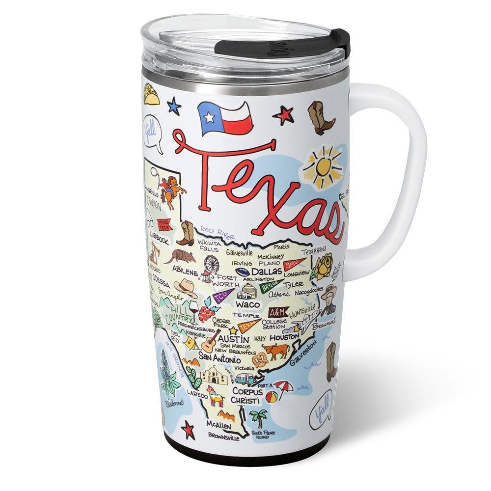 Swig Life 22oz Texas Insulated Travel Mug with Handle