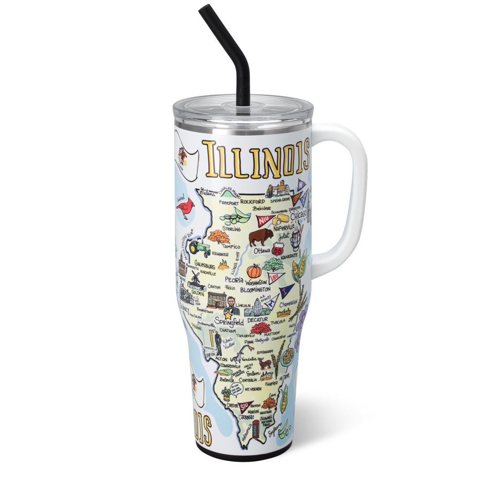 Swig Life 40oz Illinois Insulated Mega Mug with Handle