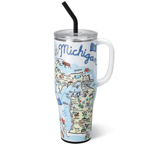 Swig Life 40oz Michigan Insulated Mega Mug with Handle
