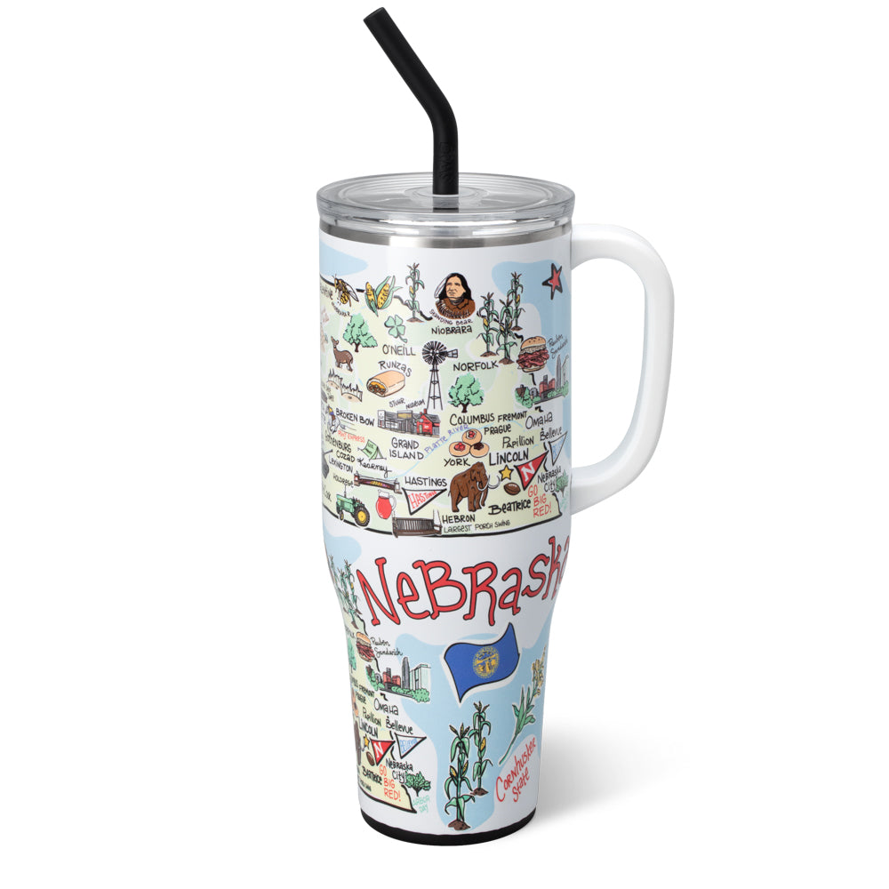 Swig Life 40oz Nebraska Insulated Mega Mug with Handle