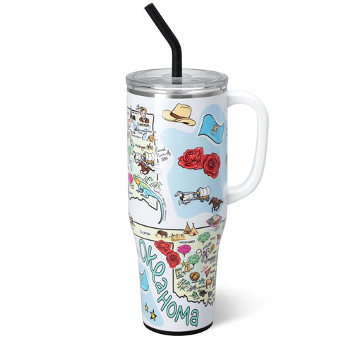 Swig Life 40oz Oklahoma Insulated Mega Mug with Handle