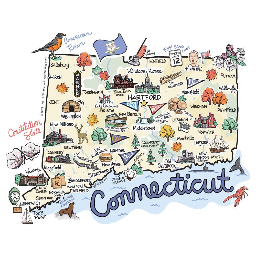 Swig Life State Connecticut artwork