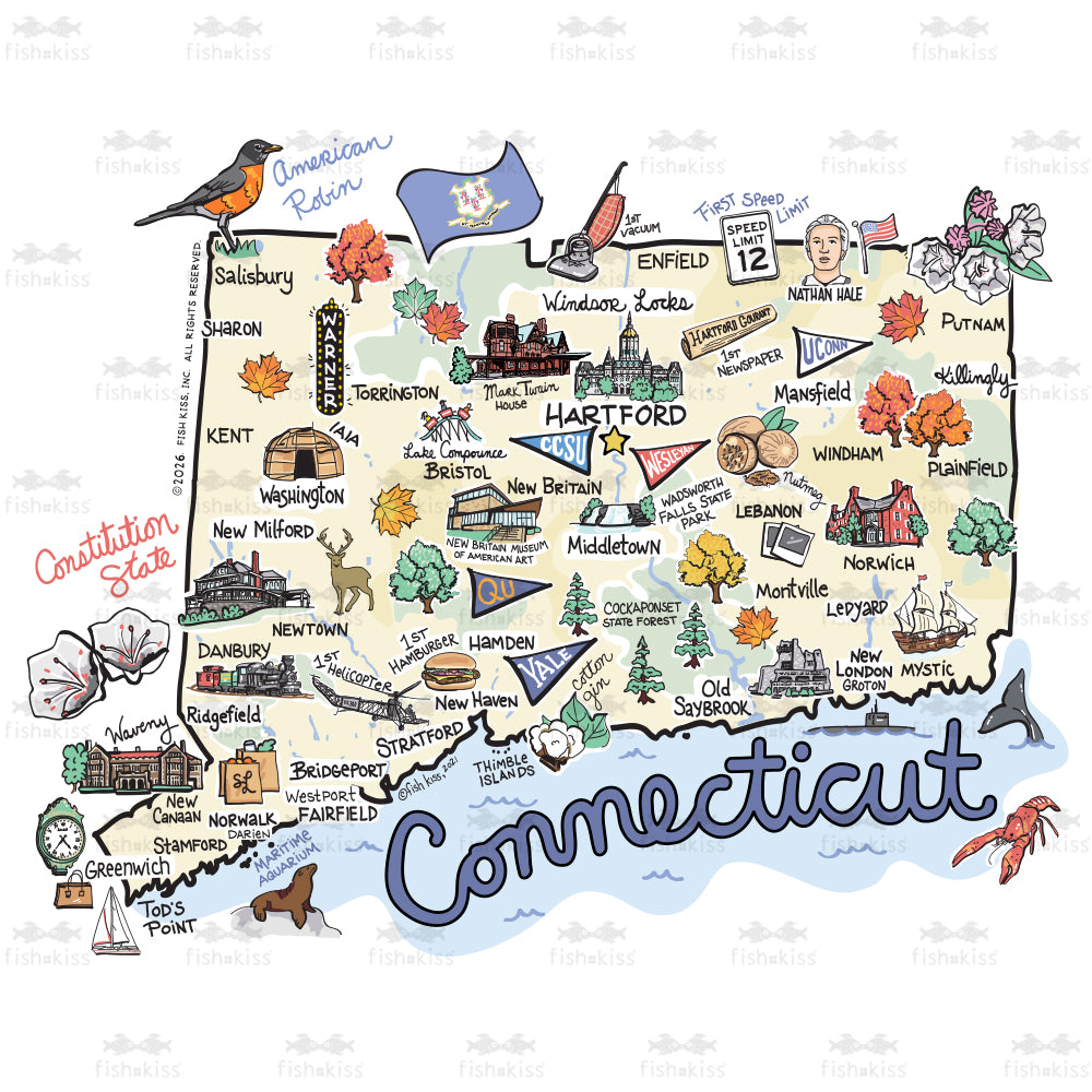 Swig Life State Connecticut artwork