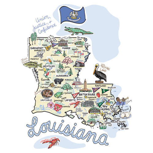 Swig Life State Louisiana artwork
