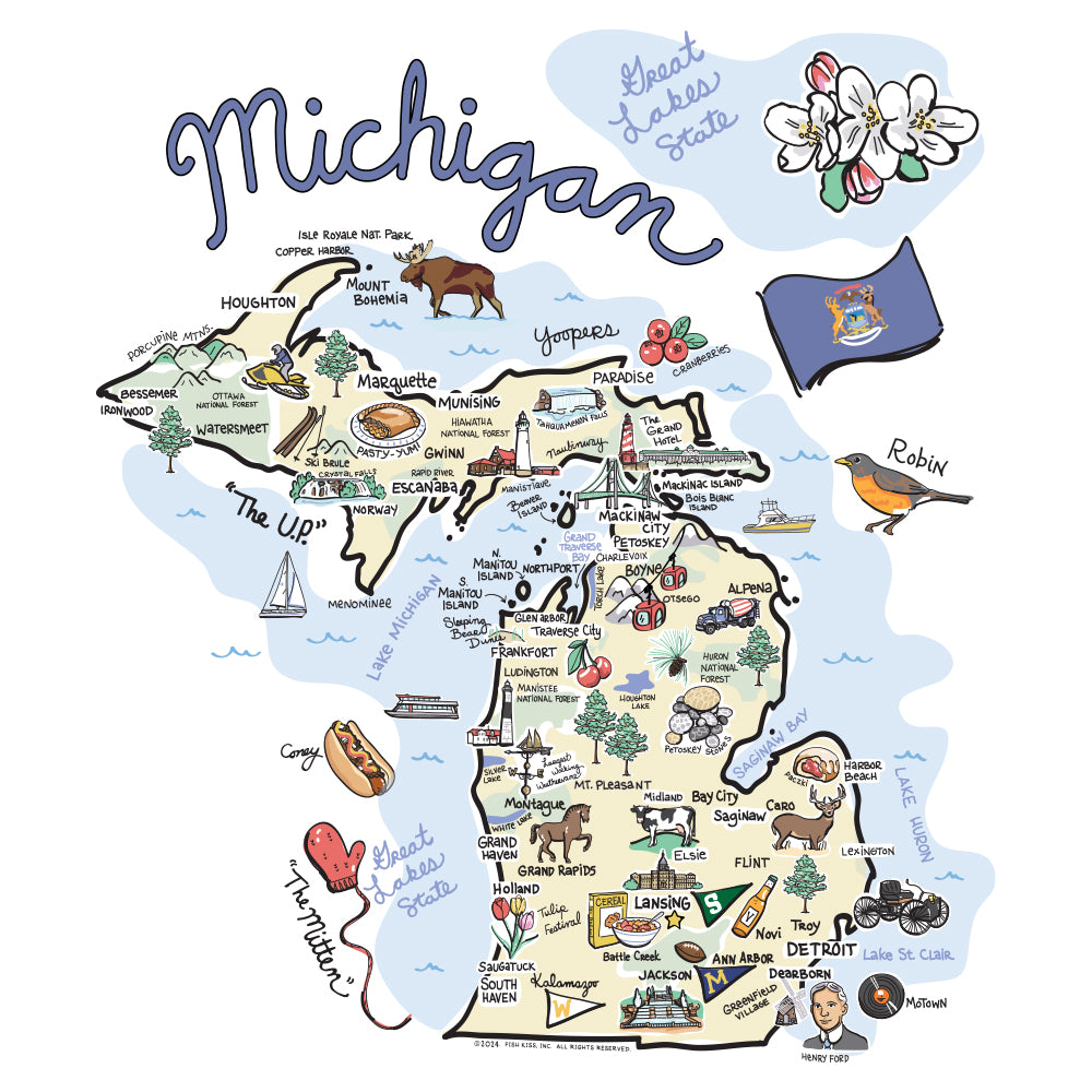 Swig Life State Michigan artwork