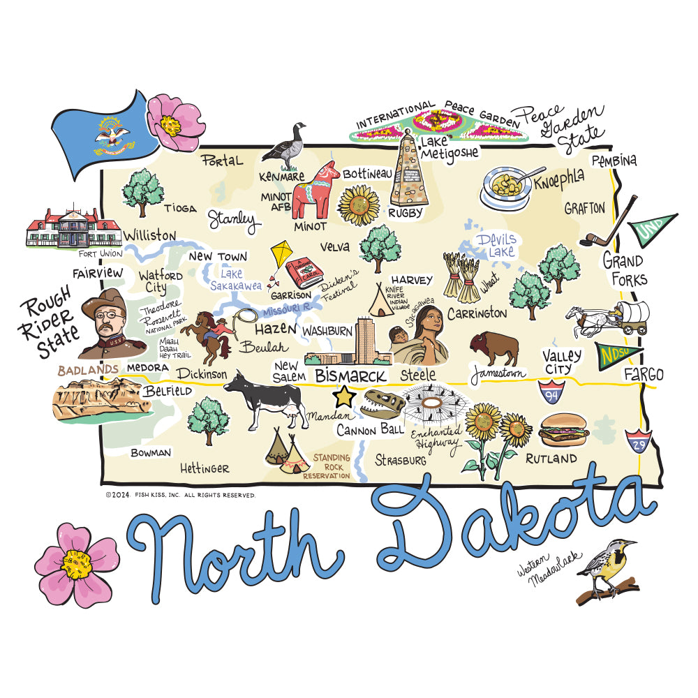 Swig Life State North Dakota artwork