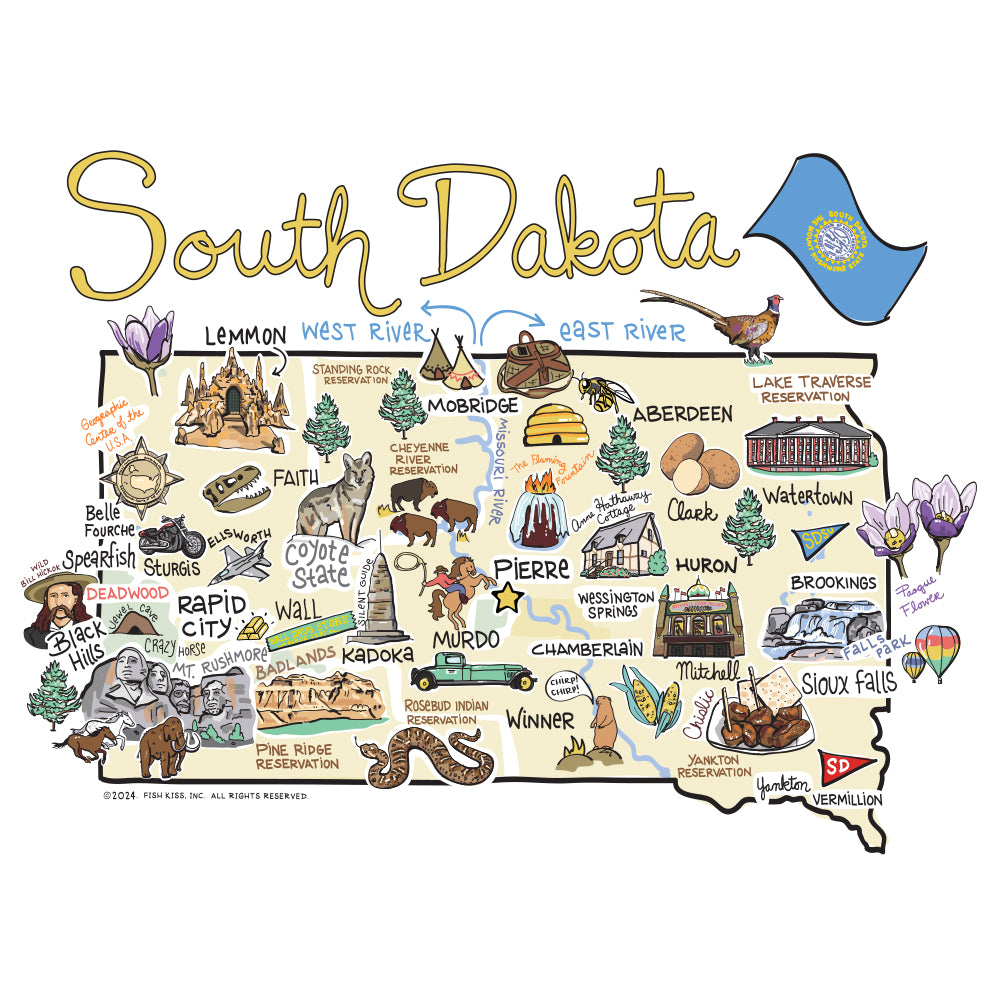 Swig Life State South Dakota artwork