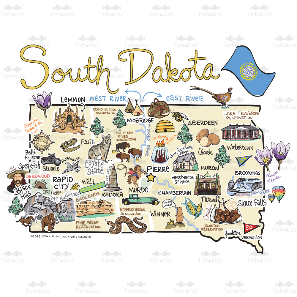 Swig Life State South Dakota artwork