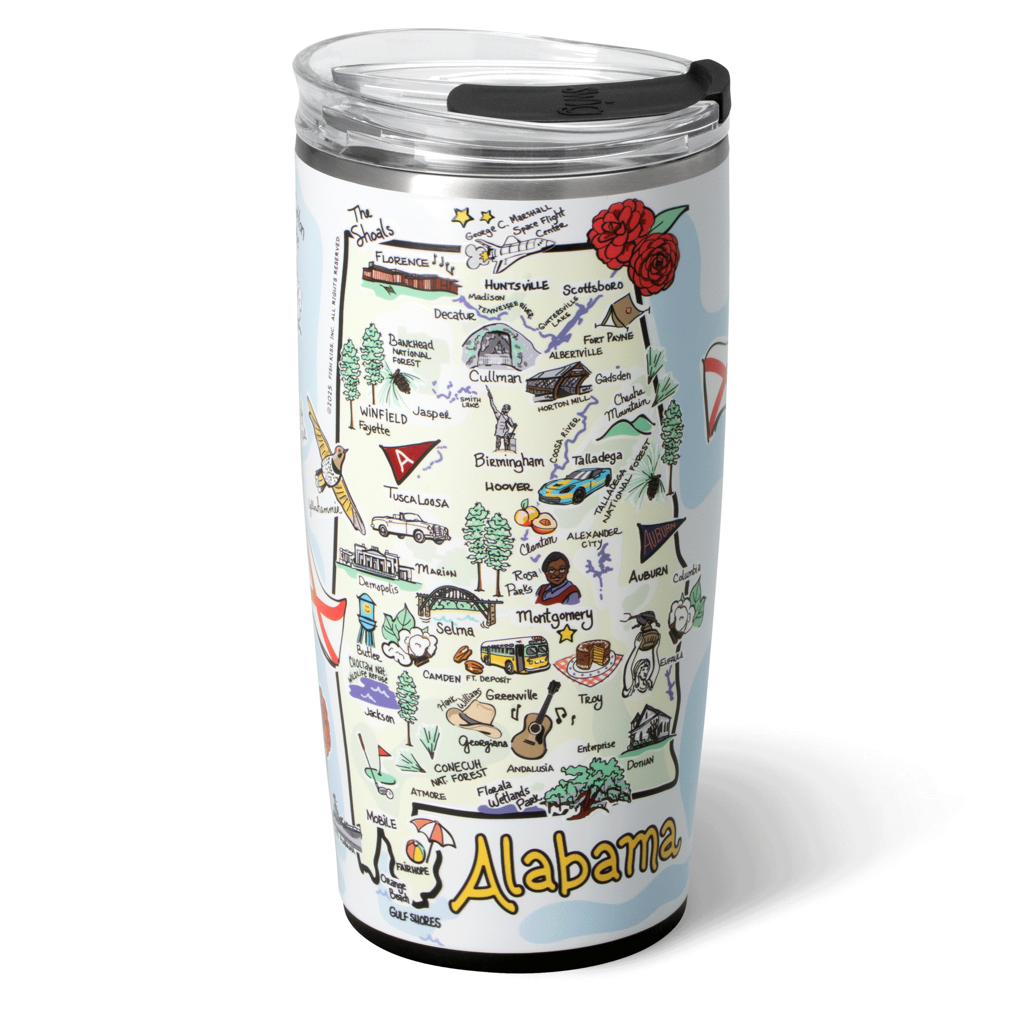 Swig Life 22oz Alabama Insulated Tumbler Animation