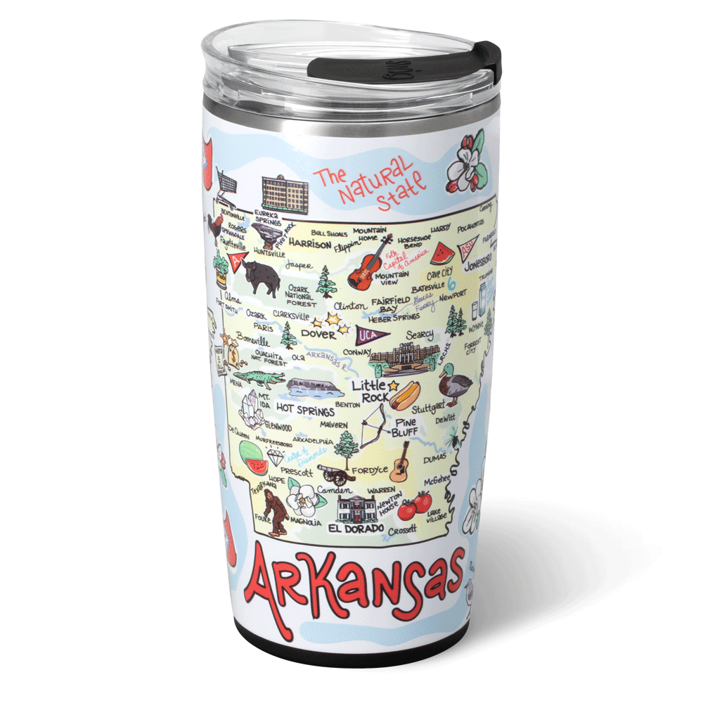 Swig Life 22oz Arkansas Insulated Tumbler Animation