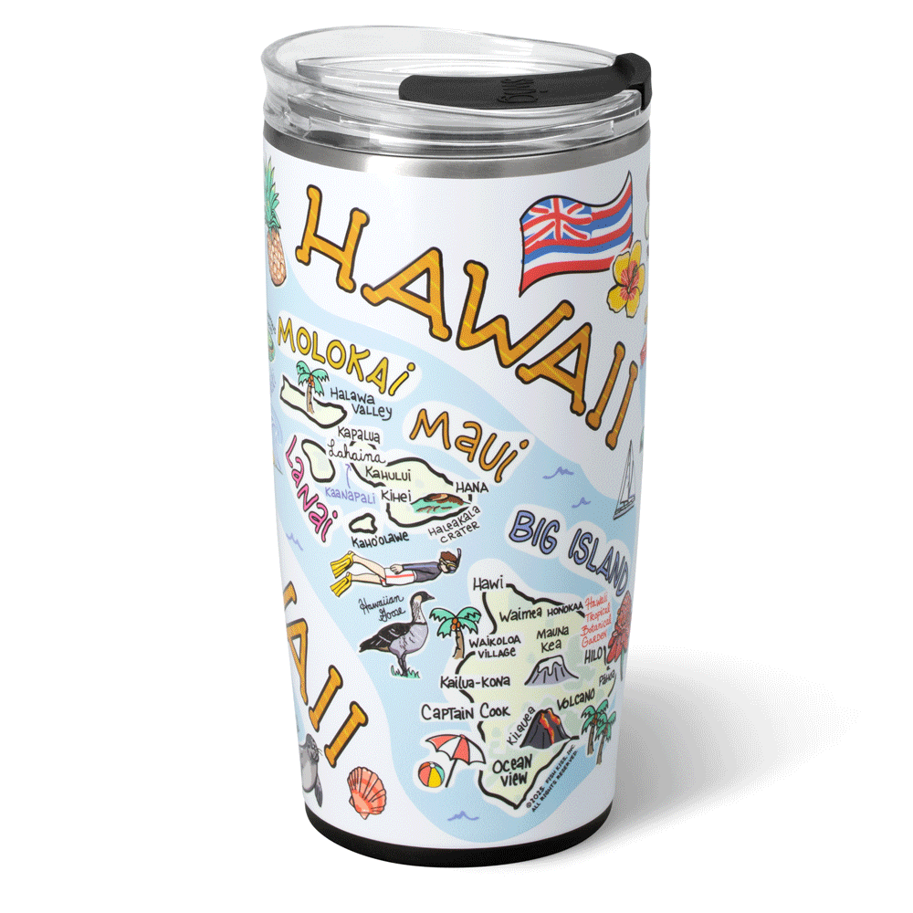 Swig Life 22oz Hawaii Insulated Tumbler Animation