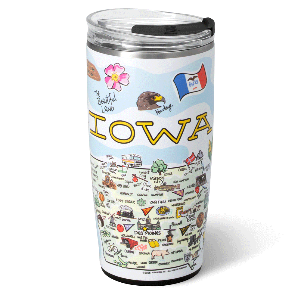 Swig Life 22oz Iowa Insulated Tumbler Animation