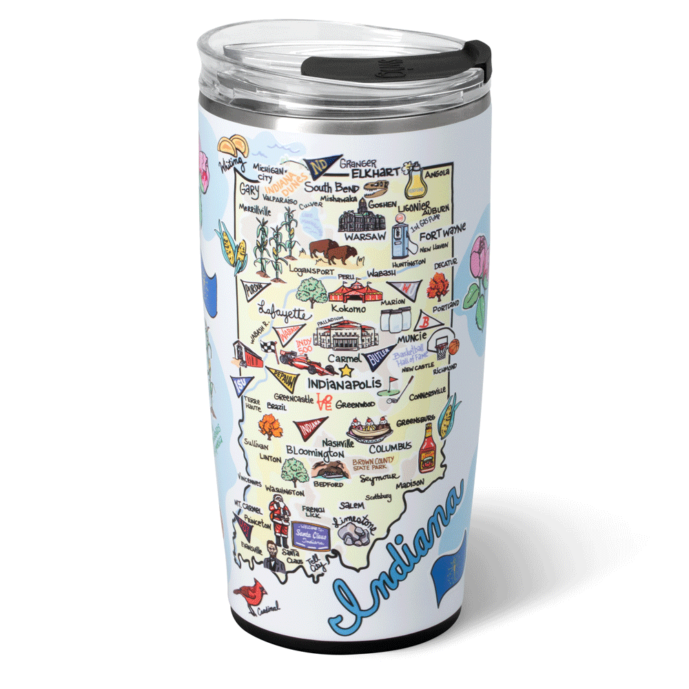 Swig Life 22oz Indiana Insulated Tumbler Animation