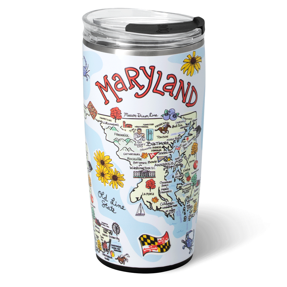 Swig Life 22oz Maryland Insulated Tumbler Animation