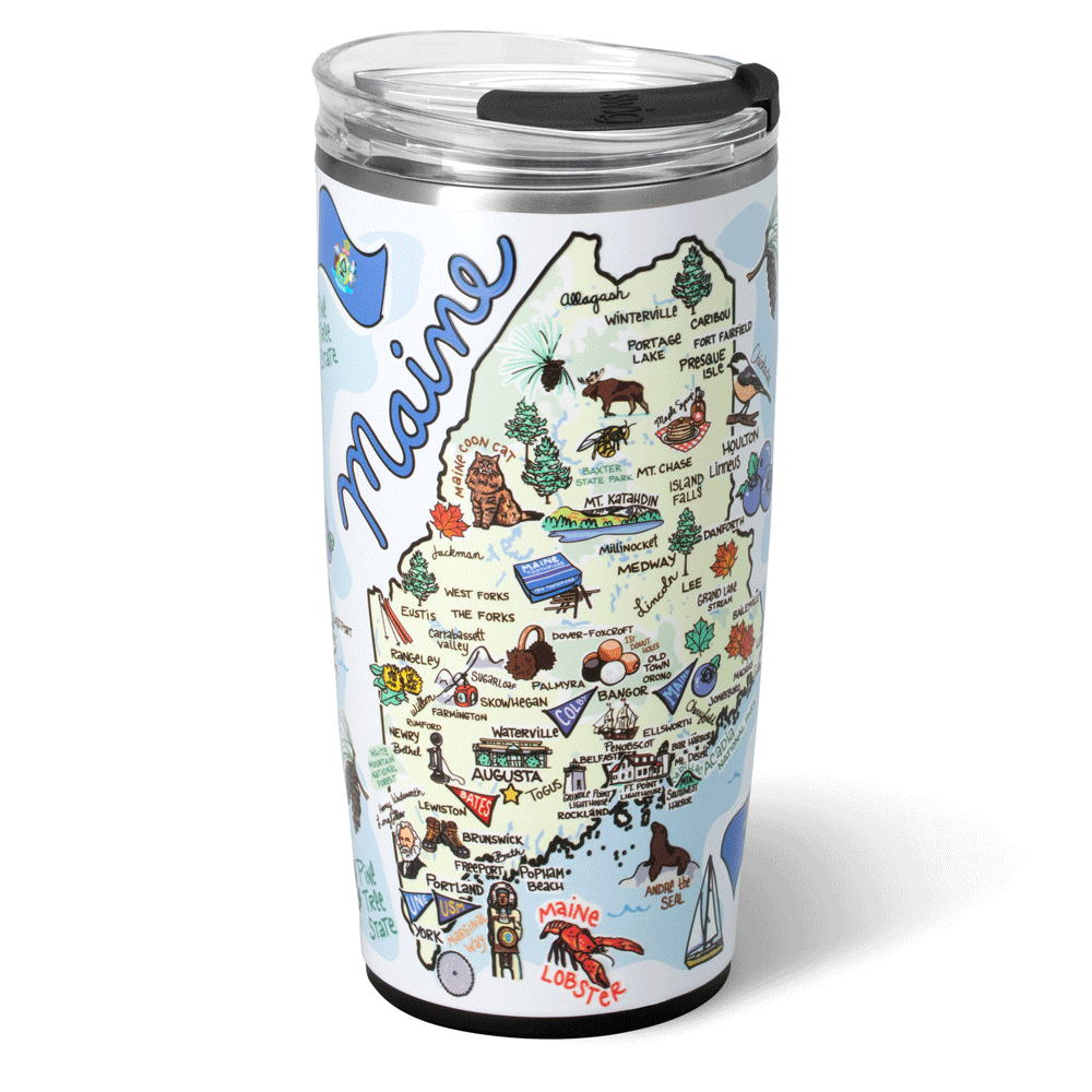 Swig Life 22oz Maine Insulated Tumbler Animation