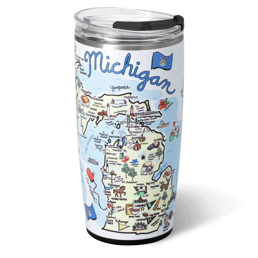 Swig Life 22oz Michigan Insulated Tumbler Animation