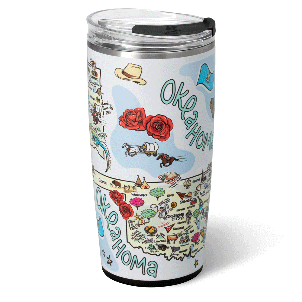 Swig Life 22oz Oklahoma Insulated Tumbler Animation