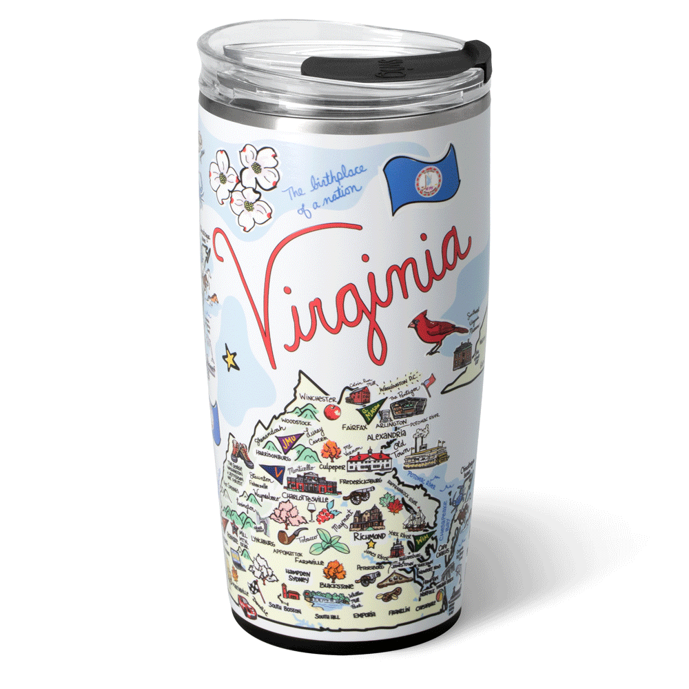 Swig Life 22oz Virginia Insulated Tumbler Animation