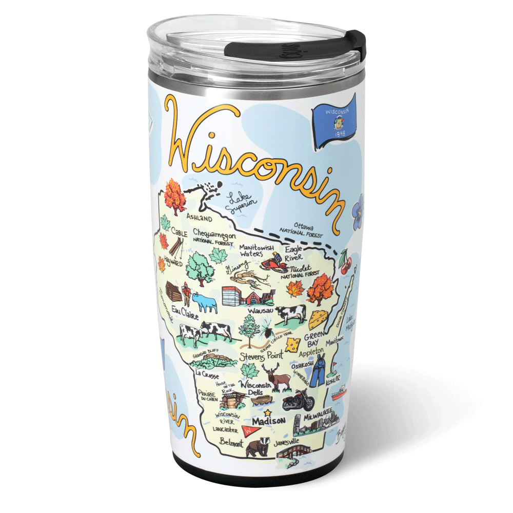 Swig Life 22oz Wisconsin Insulated Tumbler Animation
