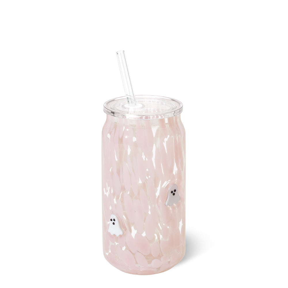 Ghost Charm Soda Glass 16oz
