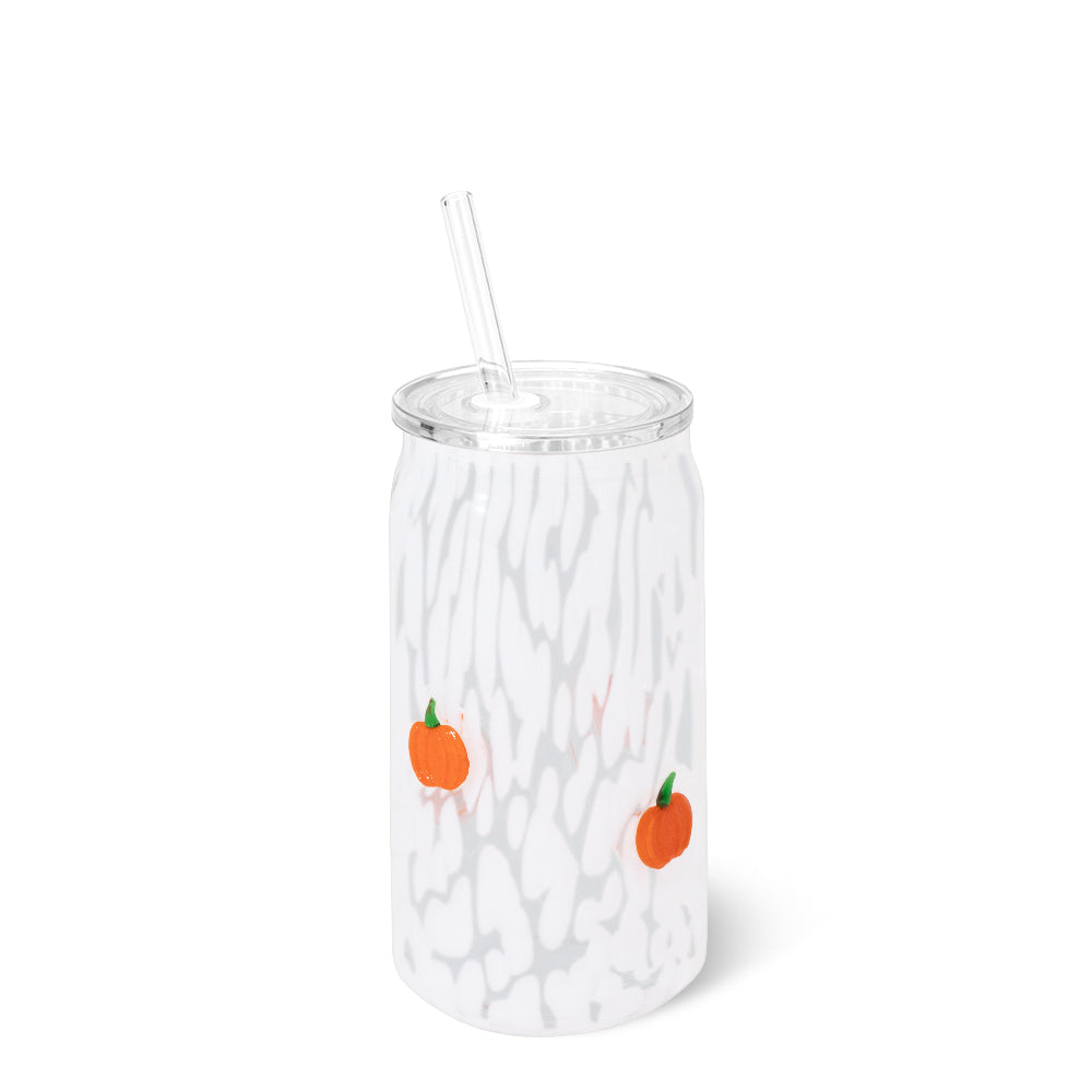 Pumpkin Charm Soda Glass 16oz
