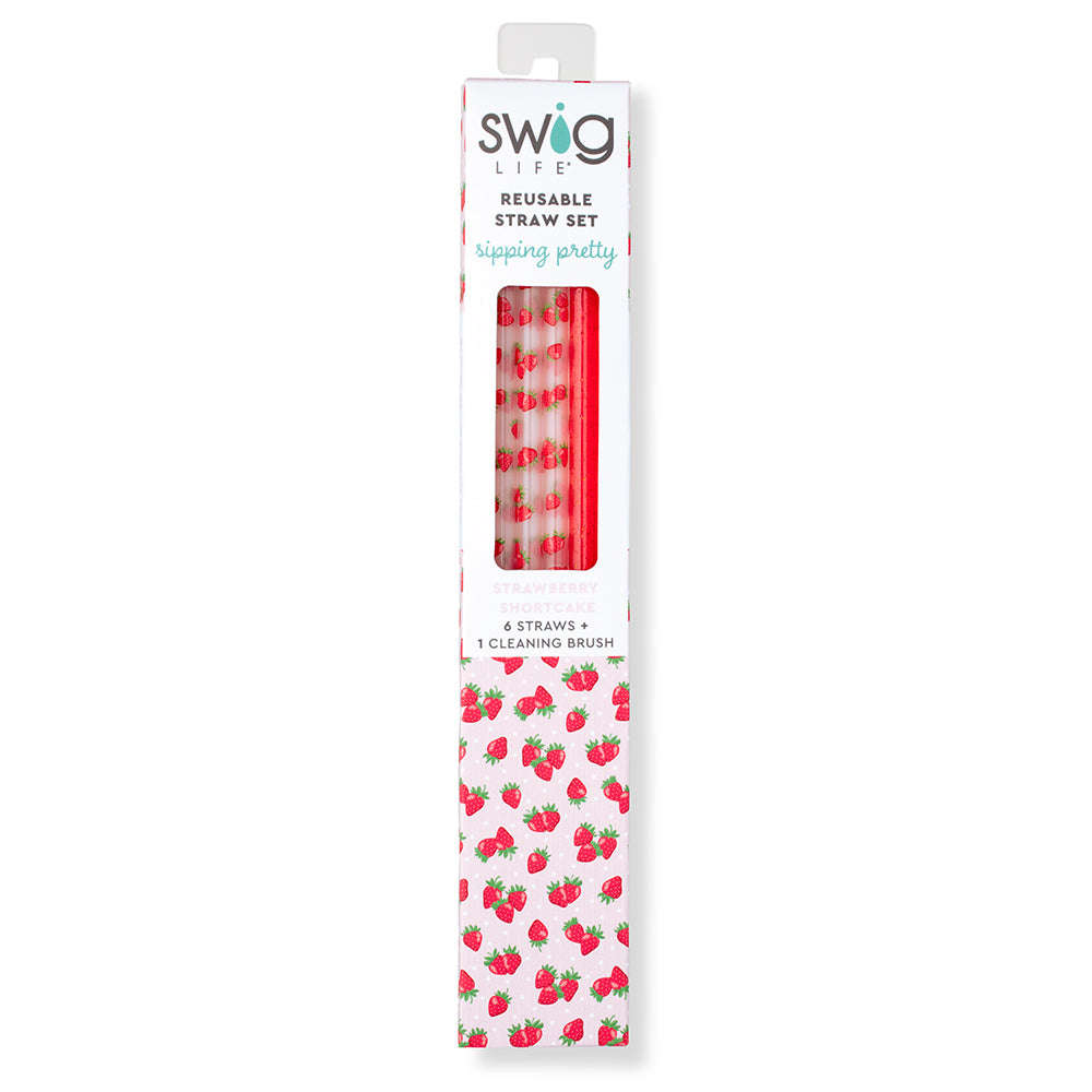 Strawberry Shortcake Reusable Straw Set