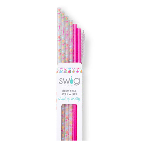 Bunny Trail Straw Topper Set