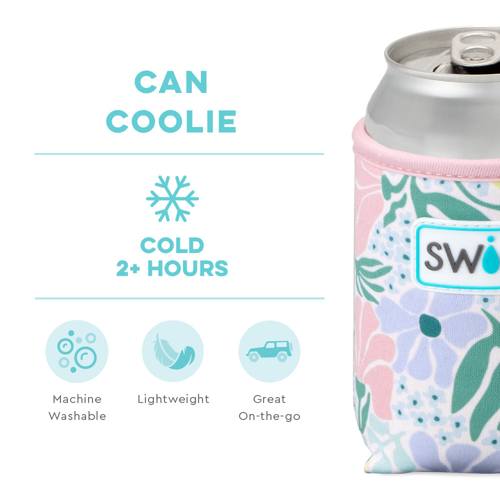 Swig Life Garden Party Insulated Neoprene Can Coolie temperature infographic - cold 2+ hours