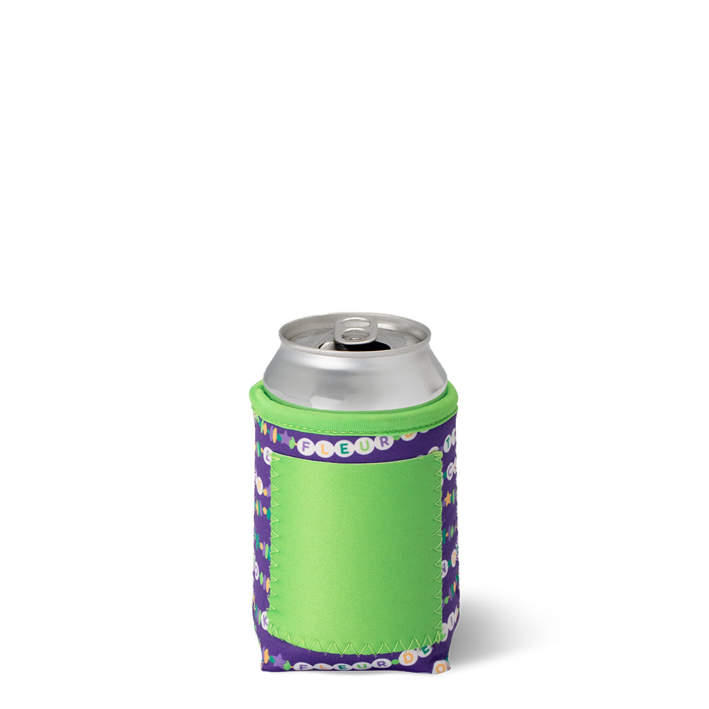 Swig Life My Mardi Era Insulated Neoprene Can Coolie with Storage Pocket