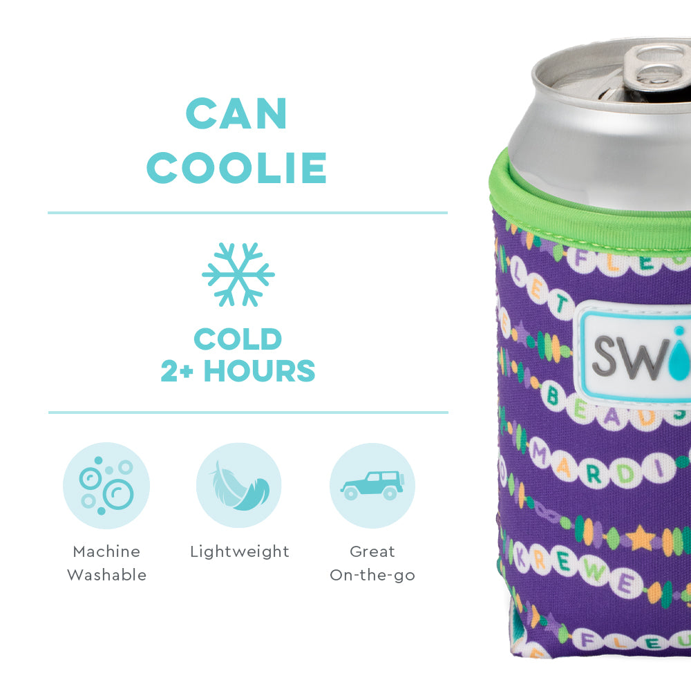 Swig Life My Mardi Era Insulated Neoprene Can Coolie temperature infographic - cold 2+ hours