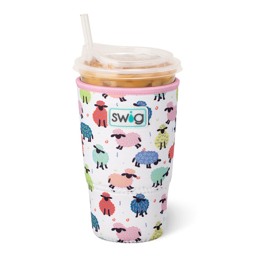 Swig Life Counting Sheep Insulated Neoprene Large Iced Cup Coolie