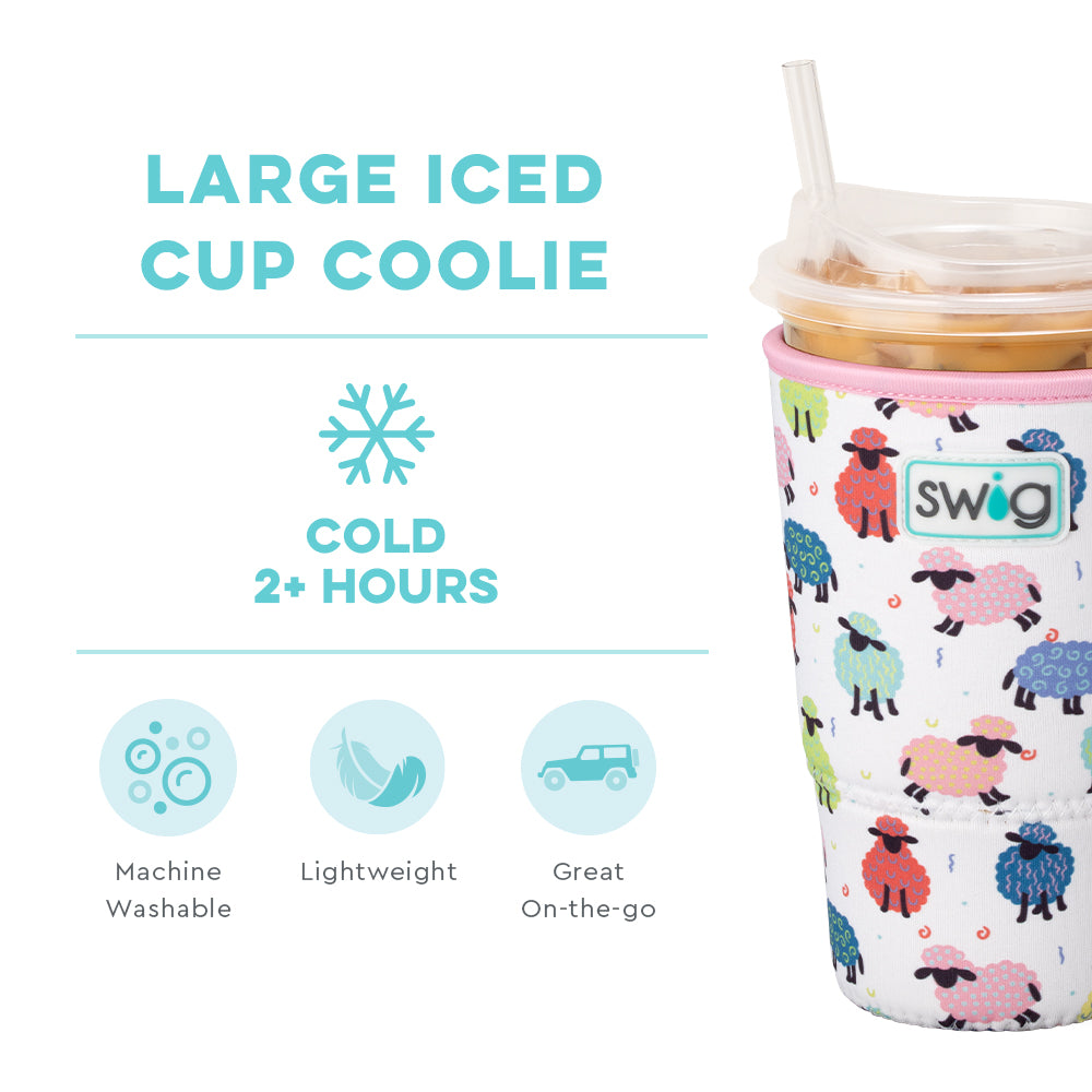 Counting Sheep Large Iced Cup Coolie