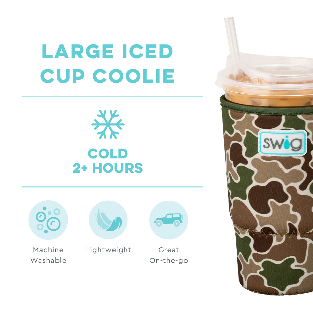 Hunting Camo Large Iced Cup Coolie