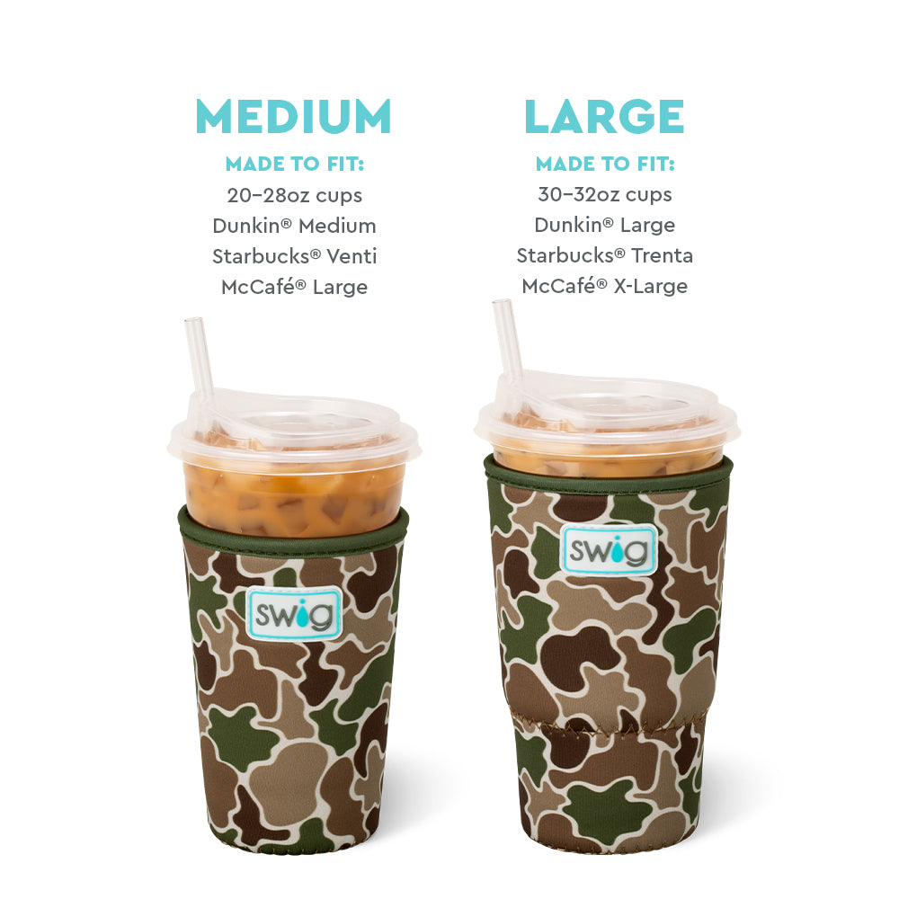 Hunting Camo Large Iced Cup Coolie