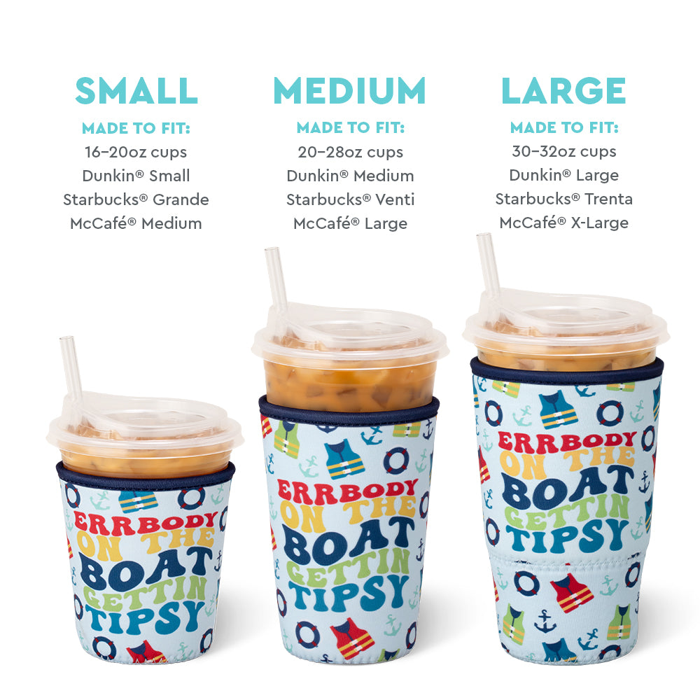 Errbody On The Boat Large Iced Cup Coolie