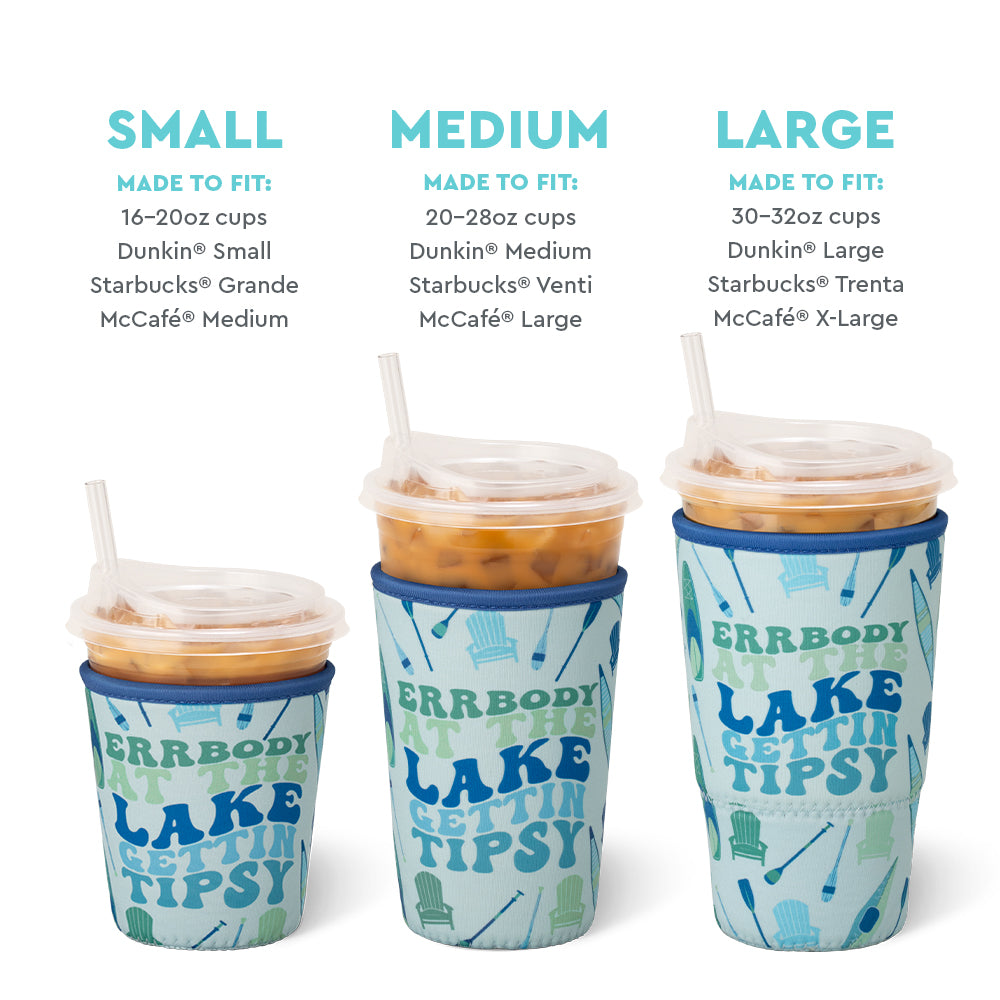 Errbody At The Lake Large Iced Cup Coolie