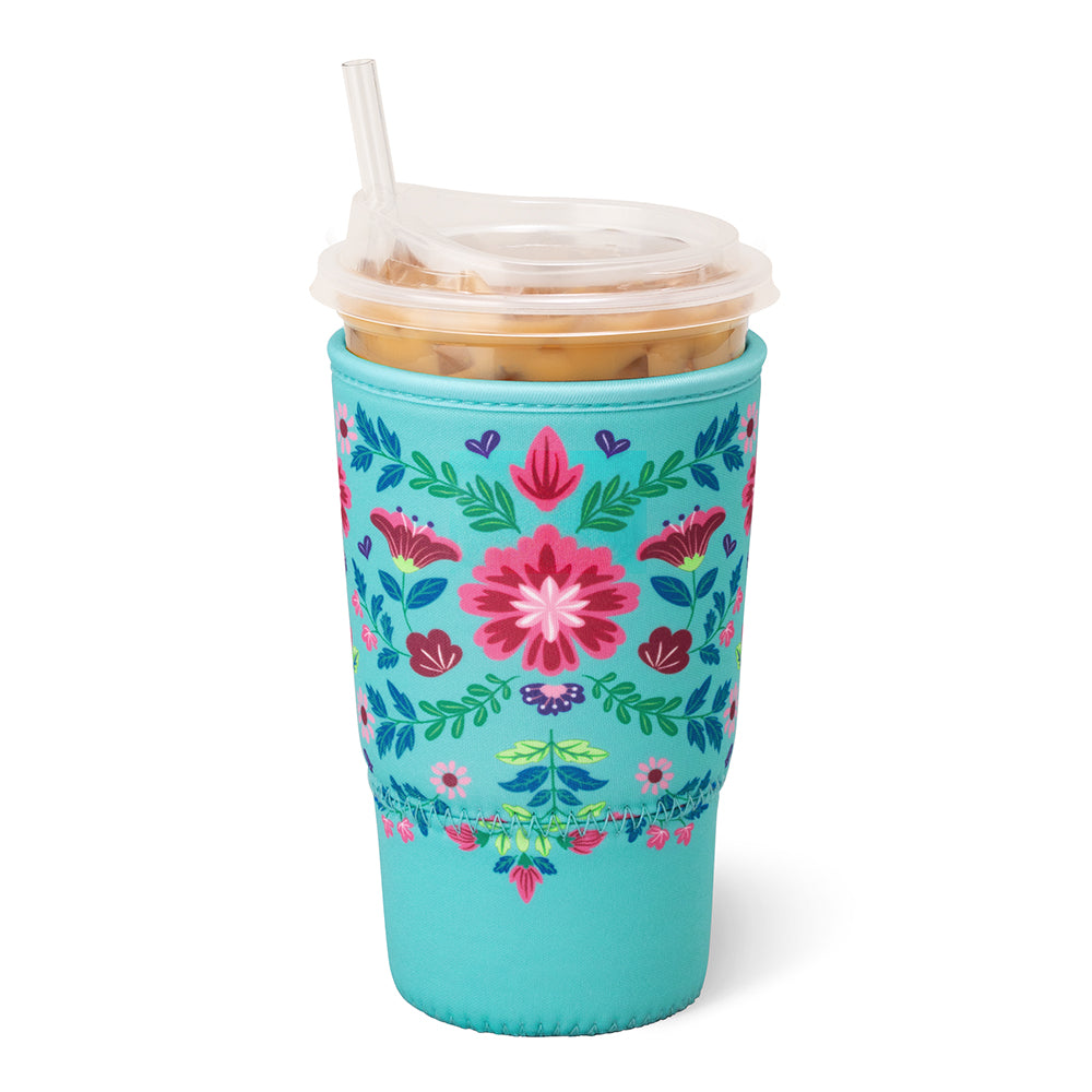 Flora Azul Large Iced Cup Coolie