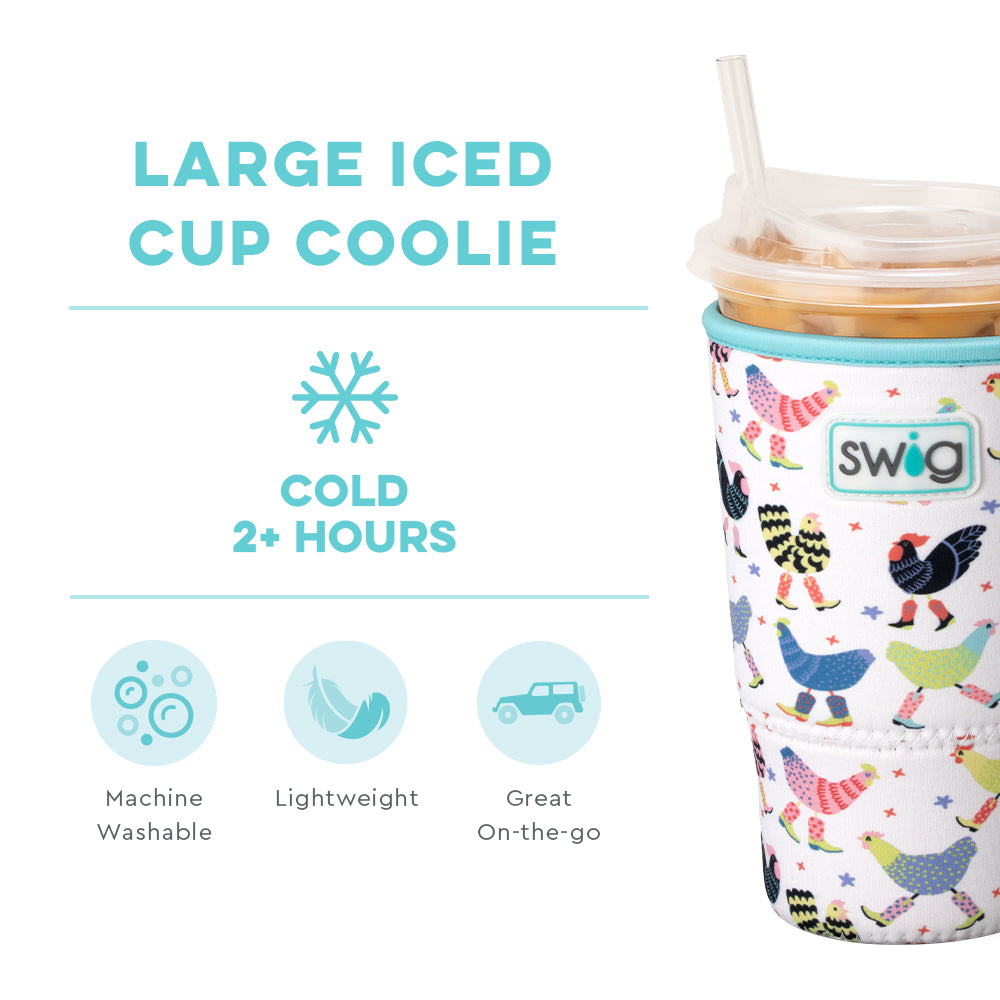 Funky Chicken Large Iced Cup Coolie