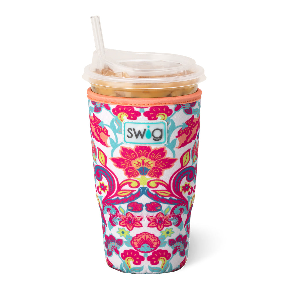 Swig Life Flourish Insulated Neoprene Medium Iced Cup Coolie