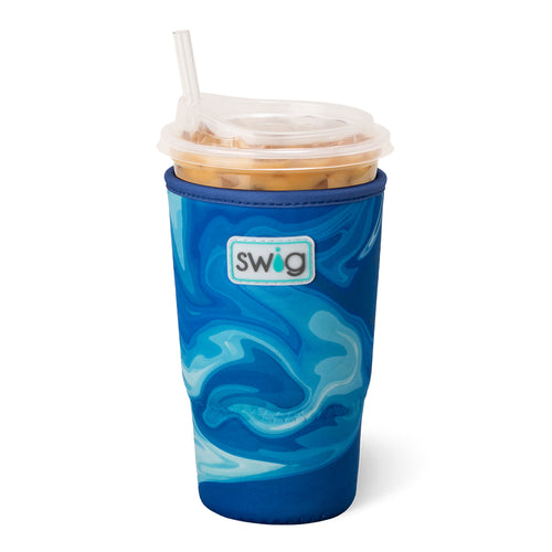 Swig Life Blue Lagoon Insulated Neoprene Large Iced Cup Coolie